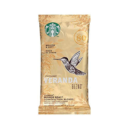 Starbucks Sbk11020676 Premium Blonde Roast Ground Coffee, 2.5Oz