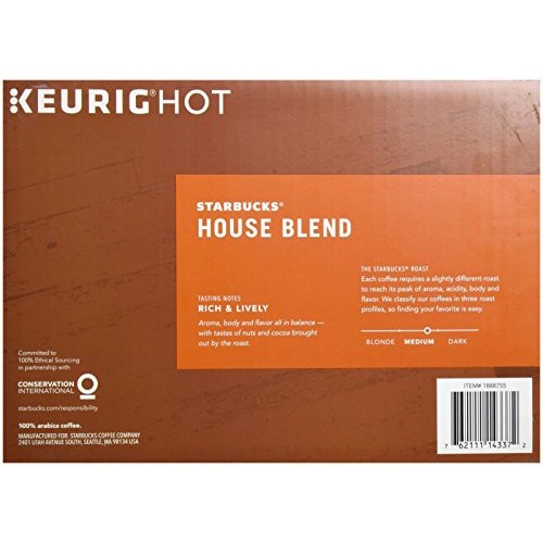 Starbucks Starbucks House Blend, 72 Count
