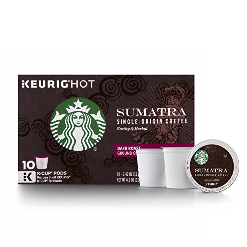Starbucks Sumatra Dark Roast Single Cup Coffee For Keurig Brewer