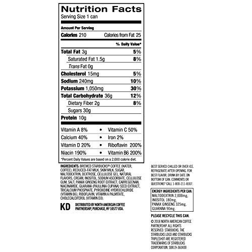 Starbucks Tripleshot Energy Extra Strength, Caffe Mocha, 15Oz Ca