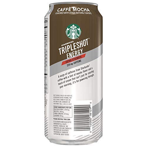 Starbucks Tripleshot Energy Extra Strength, Caffe Mocha, 15Oz Ca