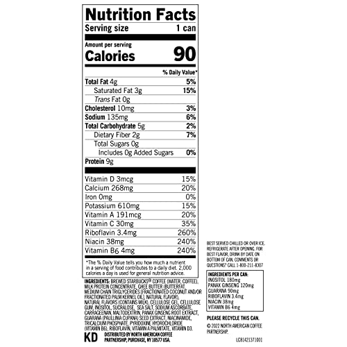 Starbucks Tripleshot Energy Extra Strength Espresso Coffee Bever