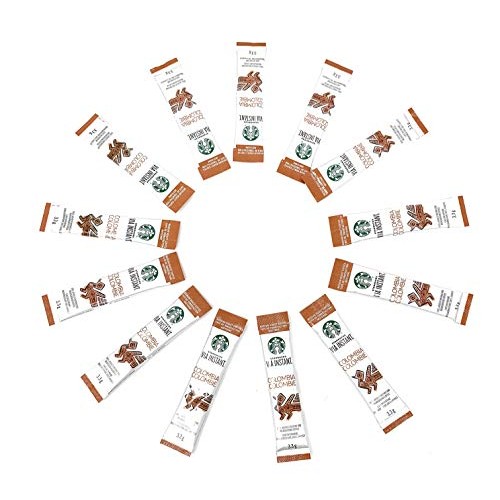 Starbucks Via Instant Coffee, Colombia, Medium, 1.51 Ounce, 13 P