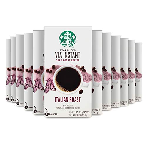 Starbucks Via Instant Coffee Dark Roast Packets — Italian Roast