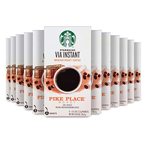 Starbucks Via Instant Coffee Medium Roast Packets — Pike Place R Starbucks Via Instant Coffee Medium Roast Packets — Pike Place R