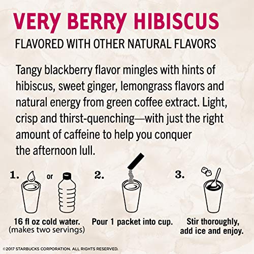 Starbucks Via Instant Coffee, Very Berry Hibiscus Refresher, 6 C Starbucks Via Instant Coffee, Very Berry Hibiscus Refresher, 6 C