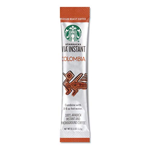 Starbucks Via Instant Colombia Medium Roast Coffee - 100% Arabic