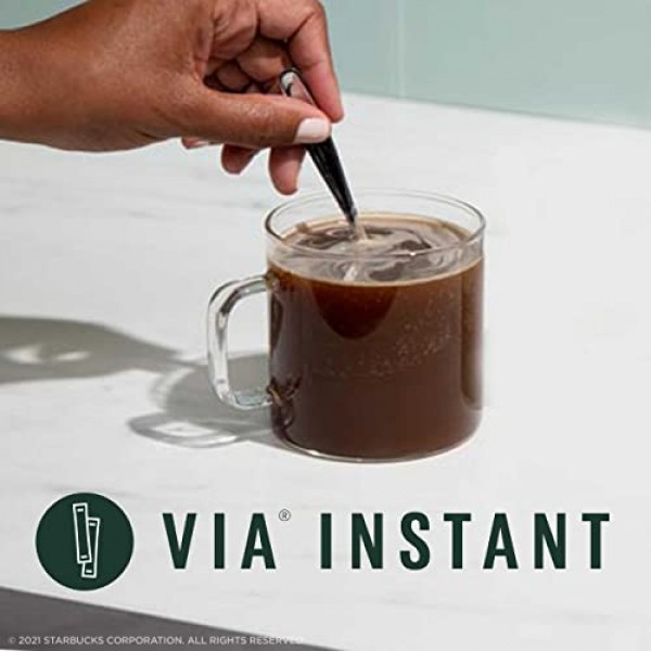 Starbucks VIA Instant Decaf Coffee Packets — Italian Roast — 1 b...