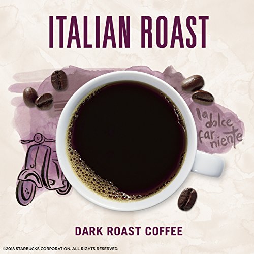 Starbucks Via Instant Italian Roast Dark Roast Coffee, 50 Count