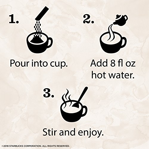 Starbucks Via Instant Italian Roast Dark Roast Coffee, 50 Count