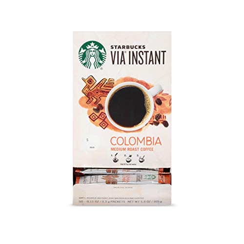 Starbucks Via Ready Brew Colombia Coffee, 50-Count