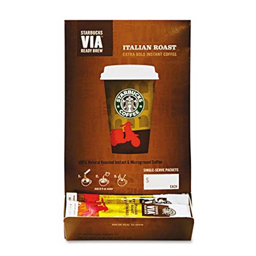 Starbucks Via Ready Brew Italian Roast Coffee 50 Count