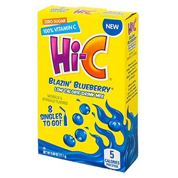Hi-c singles to go drink mix variety pack: 4 flavor, 6 boxes, Fr...