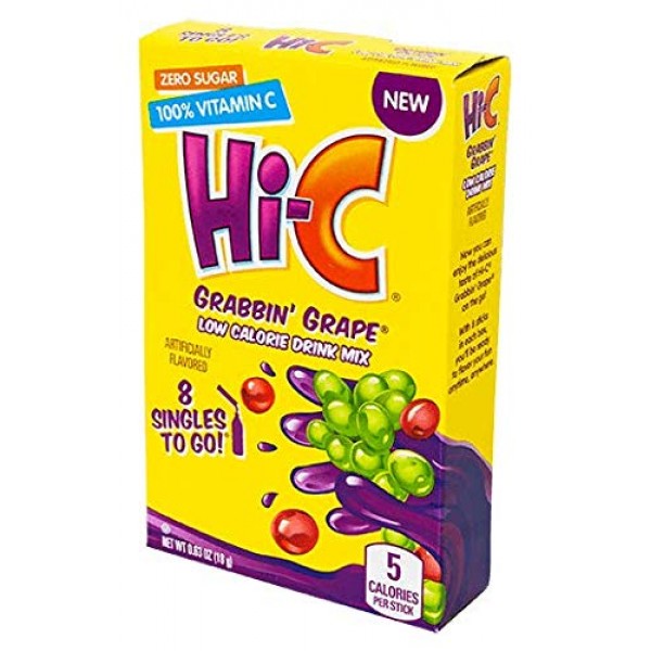 Hi-c singles to go drink mix variety pack: 4 flavor, 6 boxes, Fr...
