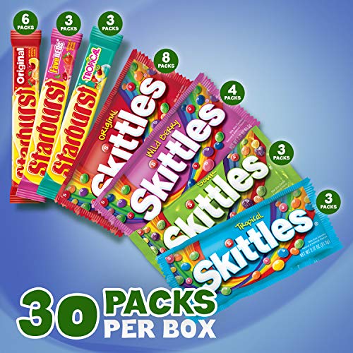 Skittles &Amp; Starburst Full Size Variety Mix For Christmas Candy G