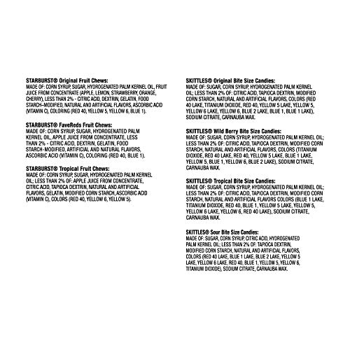 Skittles &Amp; Starburst Full Size Variety Mix For Christmas Candy G