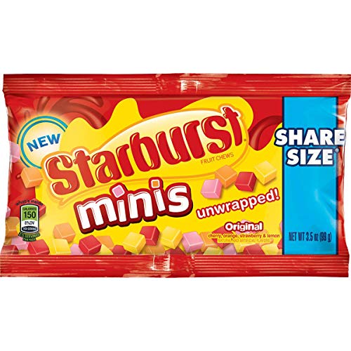 Starburst Minis Original Share Size Candy, 3.5 Ounce - 90 Per Case.