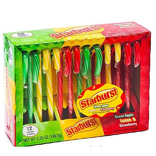 Starburst Candy Canes, 24-Count