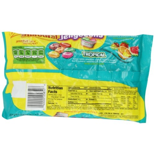 Starburst Jelly Bean Tropical Fruit - 14 Ounce/Bag - Two Bag Bundle