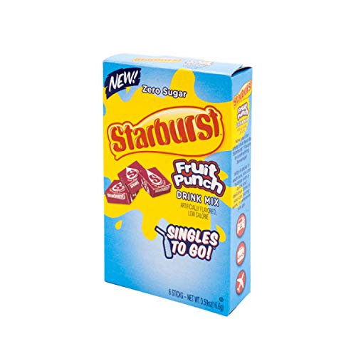 Starburst Singles To Go Powdered Drink Mix, Fruit Punch, Sugar-F