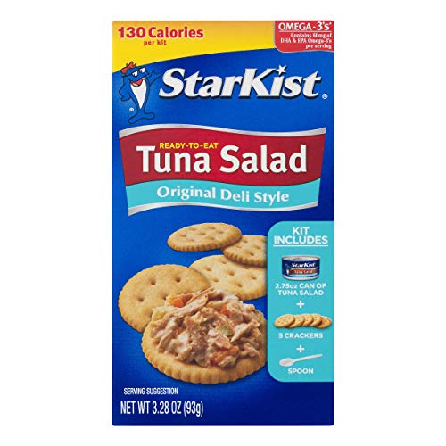 Starkist Ready-To-Eat Tuna Salad Lunch Kit, Original Deli Style,