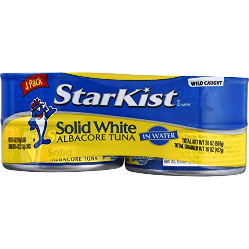 Starkist Solid White Albacore Tuna In Water, 4 Count