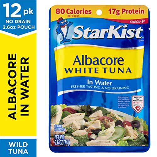 Starkist Albacore White Tuna In Water - 2.6 Oz Pouch Pack Of 12