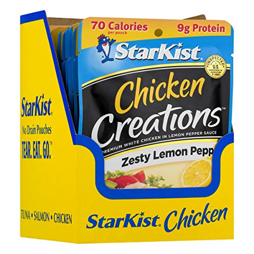 Starkist Chicken Creation Zesty Lemon Pepper - 2.6 Oz Pouch Pac