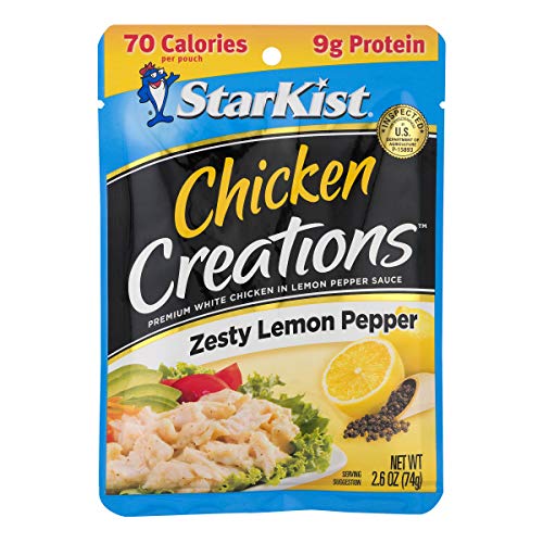 Starkist Chicken Creation Zesty Lemon Pepper - 2.6 Oz Pouch Pac