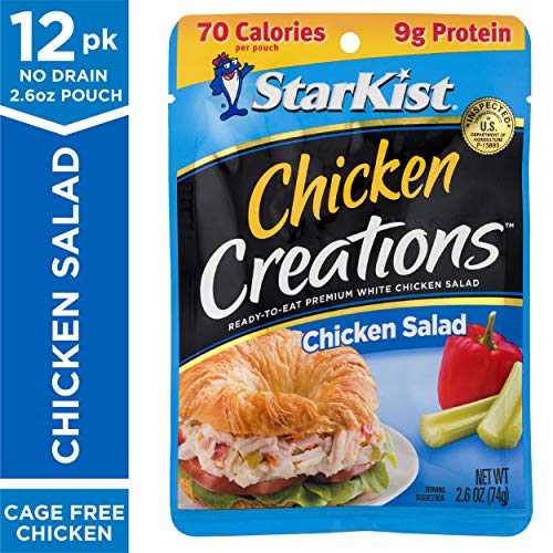 Starkist Chicken Creations, Chicken Salad, 2.6 Oz Pouch Pack Of