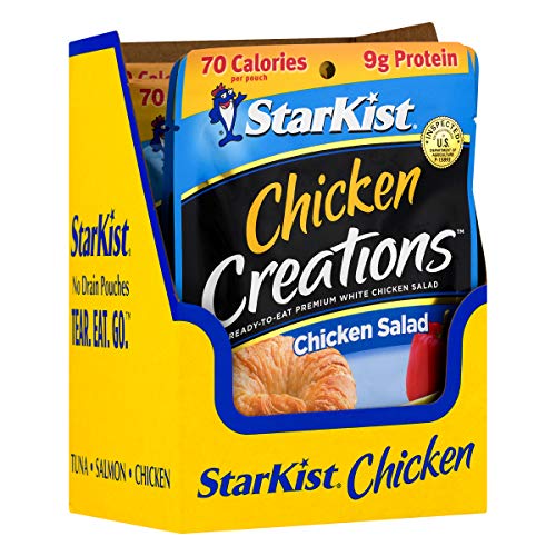 Starkist Chicken Creations, Chicken Salad, 2.6 Oz Pouch Pack Of