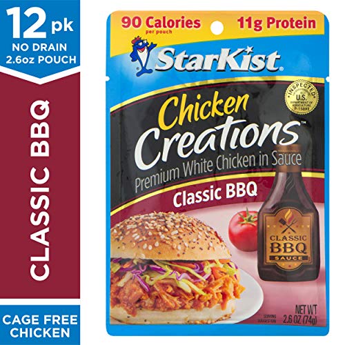 StarKist Chicken Creations Classic BBQ, 2.6 Oz, Pack of 12