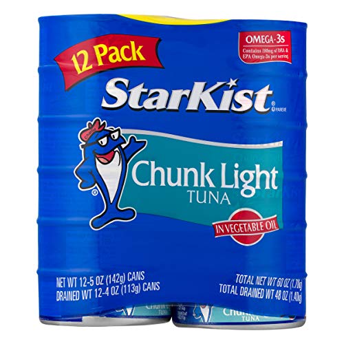 Starkist Chunk Light Tuna In Oil - 5 Oz Can Pack Of 12