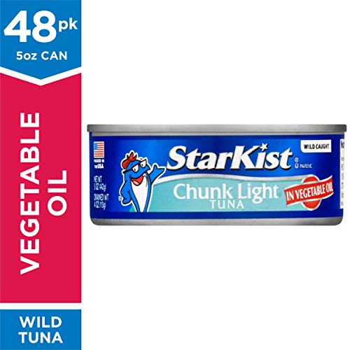 Starkist Chunk Light Tuna In Oil, 5 Oz, Pack Of 48