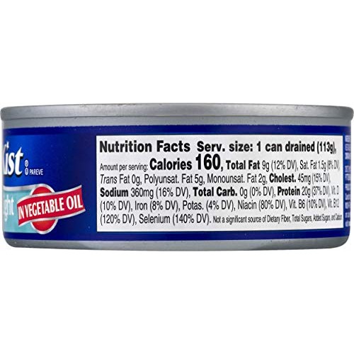 Starkist Chunk Light Tuna In Oil, 5 Oz, Pack Of 48