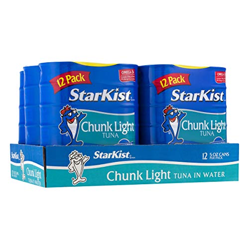Starkist Chunk Light Tuna In Water, 12 Count Of 5 Oz Cans 60 Oz