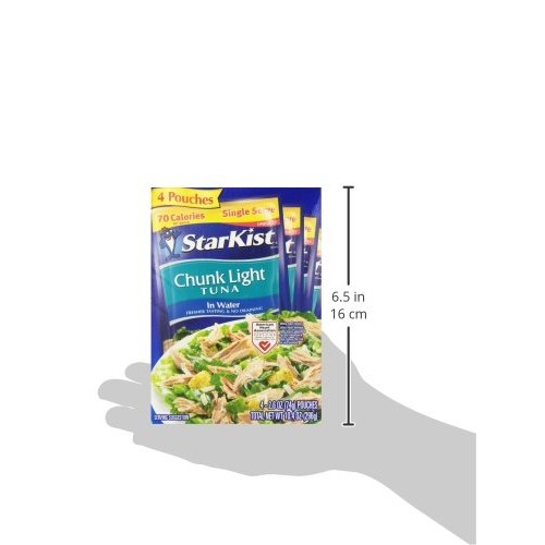 Starkist Chunk Light Tuna In Water – 2.6 Ounce Pouch Pack Of 4