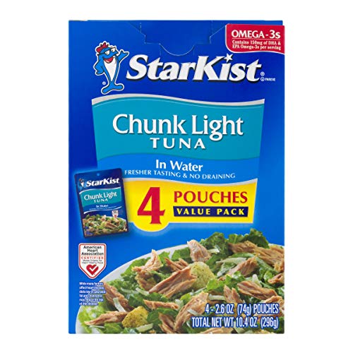 Starkist Chunk Light Tuna In Water – 2.6 Ounce Pouch Pack Of 4