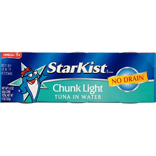 Starkist Chunk Light Tuna In Water, 3 Ounce, 3 Count