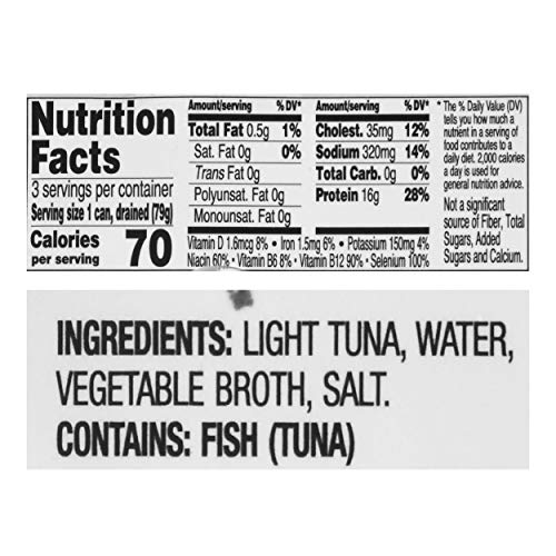 Starkist Chunk Light Tuna In Water, 3Oz 24 Cans – 8 Packs Of 3