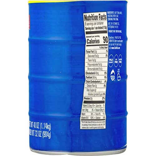 Starkist Chunk Light Tuna In Water, 5 Oz Pack Of 8