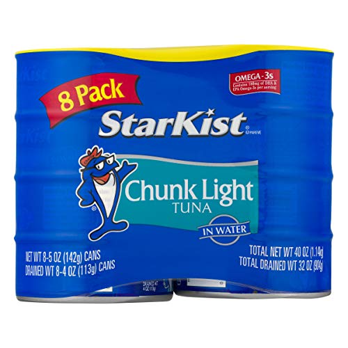 Starkist Chunk Light Tuna In Water, 5 Oz Pack Of 8