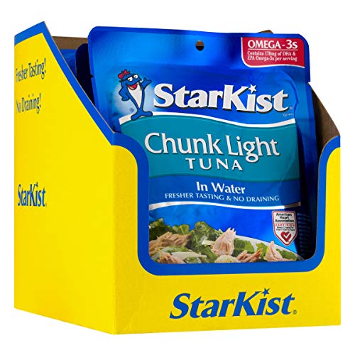Starkist Chunk Light Tuna In Water - 6.4 Oz Pouch Pack Of 12