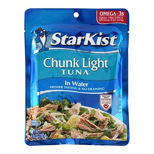 Starkist Chunk Light Tuna In Water - 6.4 Oz Pouch Pack Of 12