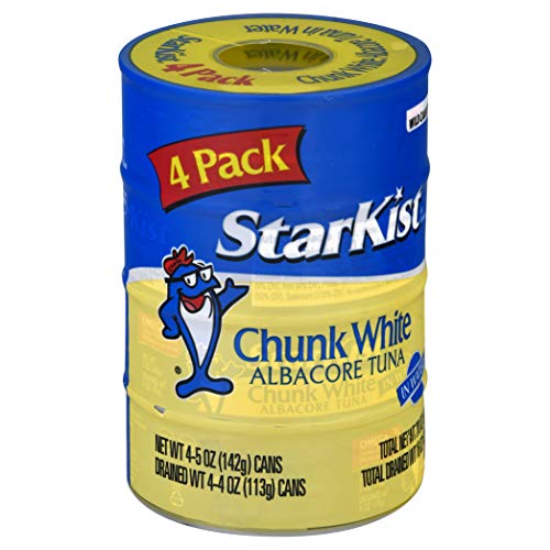 Starkist Chunk White Tuna In Water - 5 Oz Can Vertical Pack Of 4