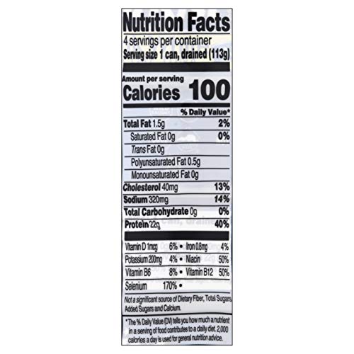 Starkist Chunk White Tuna In Water - 5 Oz Can Vertical Pack Of 4