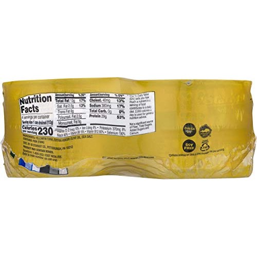 Starkist E.V.O.O. Solid Yellowfin Tuna In Extra Virgin Olive Oil