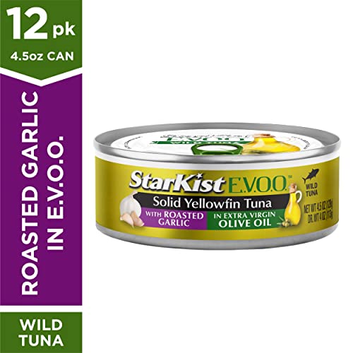 Starkist E.V.O.O. Solid Yellowfin Tuna With Roasted Garlic And E
