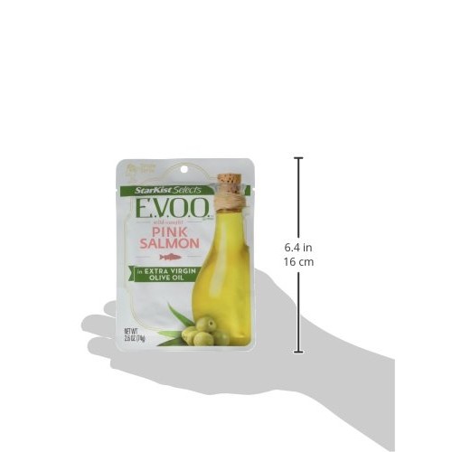 Starkist E.V.O.O. Wild-Caught Pink Salmon, 2.6 Oz, Pack Of 12