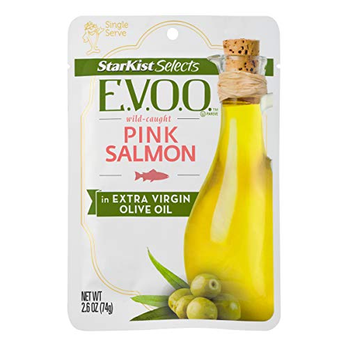 Starkist E.V.O.O. Wild-Caught Pink Salmon, 2.6 Oz, Pack Of 12